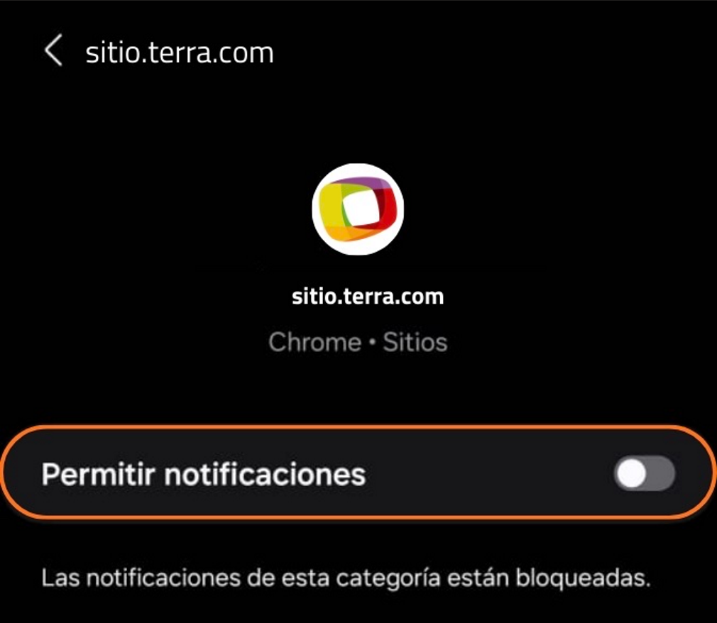 Pantalla de notifcaciones bloqueadas